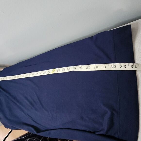 Lilly Pulitzer Sophie Dress Navy Blue Medium Perfect Summer Classic - Picture 5 of 6